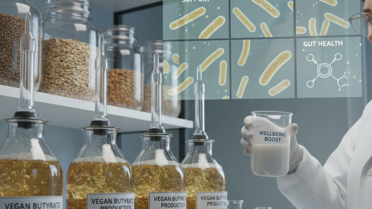 Vegan Butyrate Production for Wellbeing