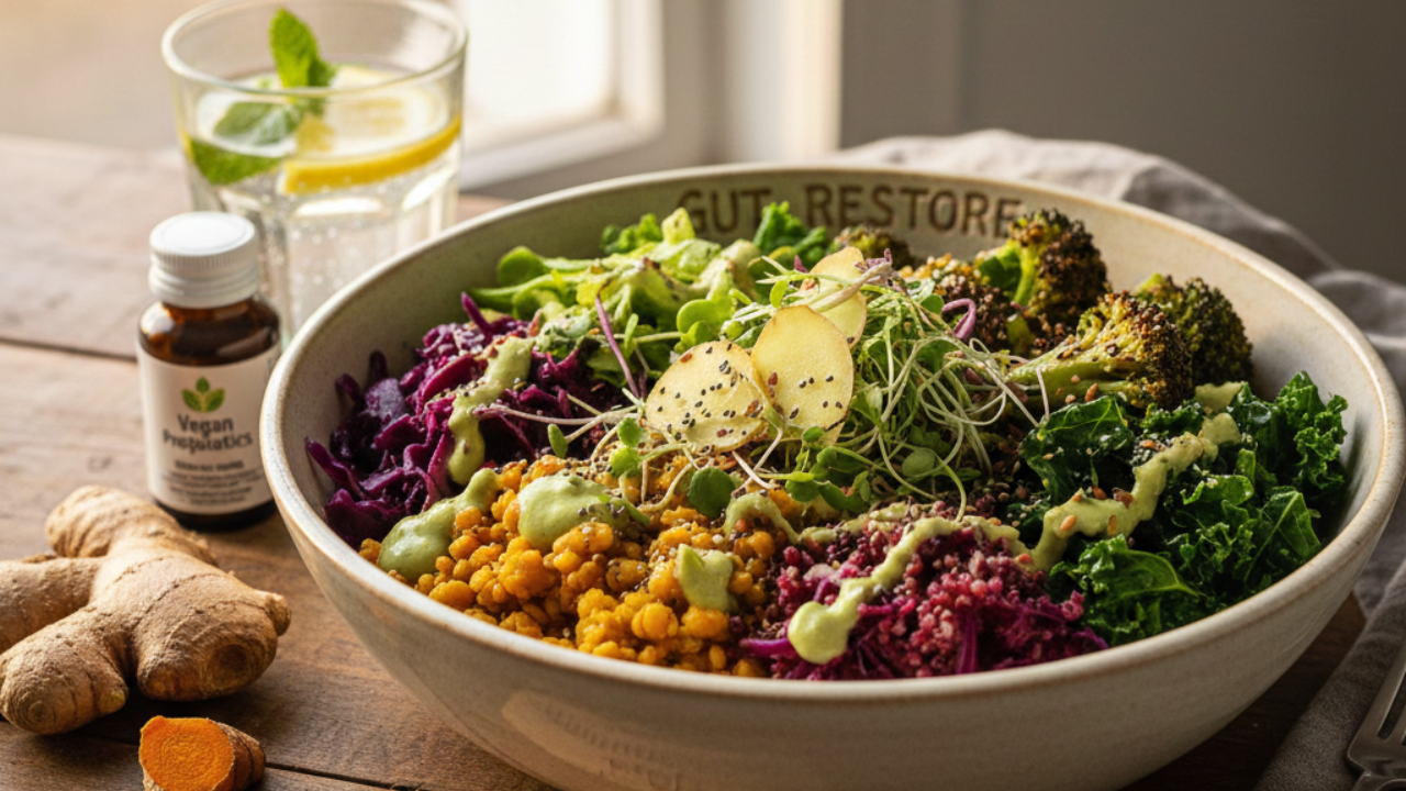 Vegan Inflammation Reduction for Gut